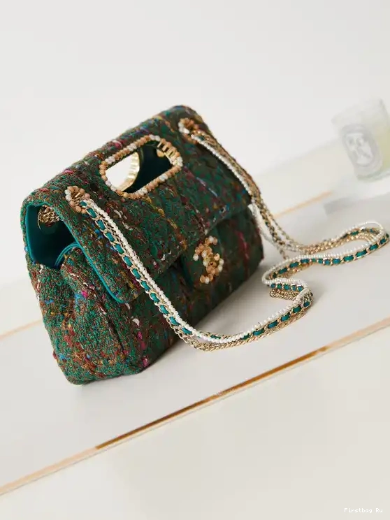 Firstbag Ru LARGE CHANEL FLAP TOP BAG HANDLE WITH 0623